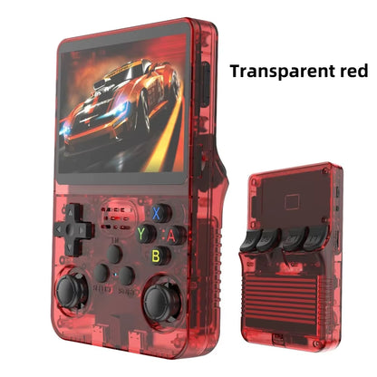 R36S Retro Video Handheld Game Console Linux System 3.5 in IPS Screen 3000Mah Battery 64G/128G TF Card Preinstalled Games